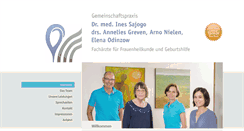 Desktop Screenshot of frauenaerzte-grafschaft.de